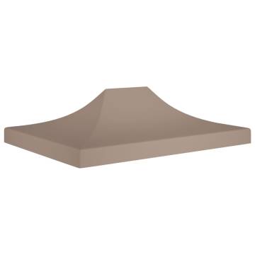 Taupe Party Tent Roof 4x3 m - Durable & UV Resistant