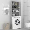 Washing Machine Cabinet Grey Sonoma 64x24x190 cm Colour grey sonoma Number of 1 