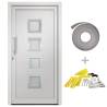 Elegant Front Door White 108x208 cm | Security & Style