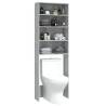 Washing Machine Cabinet Grey Sonoma - Space-Saving Storage