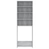 Washing Machine Cabinet Grey Sonoma - Space-Saving Storage