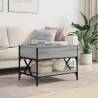 Stylish Grey Sonoma Coffee Table - 70x50x50 cm | HipoMarket