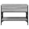 Stylish Grey Sonoma Coffee Table - 70x50x50 cm | HipoMarket