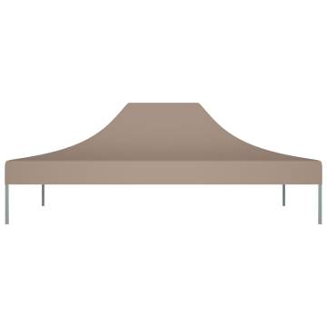 Taupe Party Tent Roof 4x3 m - Durable & UV Resistant