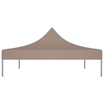 Taupe Party Tent Roof 4x3 m - Durable & UV Resistant