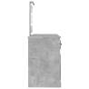 Stylish Concrete Grey Dressing Table with LED - 130x50x132.5 cm