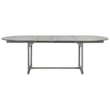 Garden Dining Table (160-240)cm - Solid Acacia Wood | HipoMarket