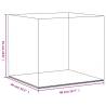 Transparent Acrylic Display Box 40x36x35 cm - Durable Protection