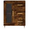 Stylish Highboard in Smoked Oak | 69.5x34x180 cm