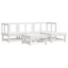 5 Piece Garden Lounge Set - Solid Pine Wood - Stylish & Modular