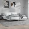 Concrete Grey Bed Frame 120x200 cm - Durable Engineered Wood