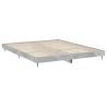 Concrete Grey Bed Frame 120x200 cm - Durable Engineered Wood