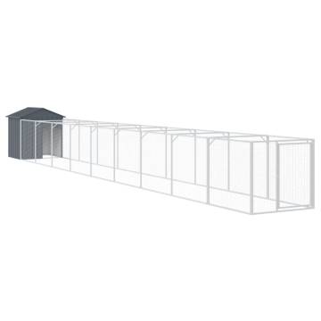 Durable Dog House with Roof - Anthracite - 117x101x123 cm