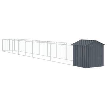 Durable Dog House with Roof - Anthracite - 117x101x123 cm