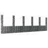 U-shape Gabion Basket with 6 Posts Iron 620x20x200 cm Size 620 x 20 x 200 cm Quantity in Package 1 