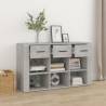 Sideboard Concrete Grey 100x30x59.5 cm - Engineered Wood