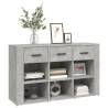 Sideboard Concrete Grey 100x30x59.5 cm - Engineered Wood