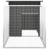 Sturdy Galvanised Steel Chicken Cage - 200x91x100 cm | HipoMarket