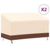 3-Seater Bench Covers 2 pcs 159x84x56/81 cm 600D Oxford Fabric Size 159 x 84 x 56/81 cm Quantity in Package 1 