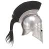 Greek Warrior Helmet Replica | LARP Silver Steel Helmet