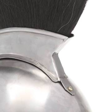 Greek Warrior Helmet Replica | LARP Silver Steel Helmet