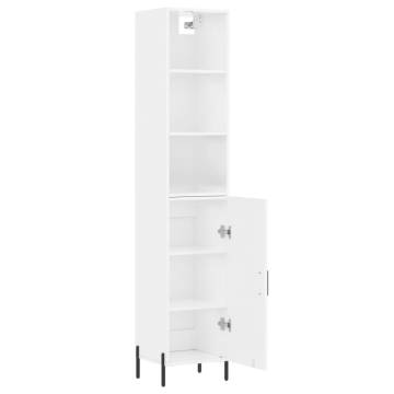 Highboard High Gloss White - Stylish Storage Solution | HipoMarket