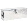 Storage Box Silver 60x23.5x23 cm Aluminium - Durable & Practical