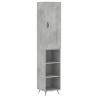 Highboard Concrete Grey - Stylish, Durable & Ample Storage