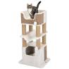 TRIXIE Lucano XXL Cat Scratching Post - White & Taupe