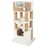 TRIXIE Lucano XXL Cat Scratching Post - White & Taupe