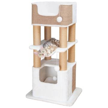 TRIXIE Lucano XXL Cat Scratching Post - White & Taupe