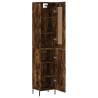 Elegant Smoked Oak Highboard | Engineered Wood Furniture