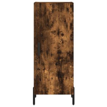 Elegant Smoked Oak Highboard | Engineered Wood Furniture