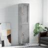 Highboard Concrete Grey 34.5x34x180 cm Engineered Wood Colour concrete grey Quantity in Package 1 Model 1 door 