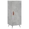 Stylish Highboard Concrete Grey - 34.5x34x180 cm | HiPoMarket