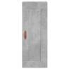 Stylish Highboard Concrete Grey - 34.5x34x180 cm | HiPoMarket