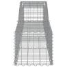 Arched Gabion Baskets 2 pcs | Durable Garden Barriers