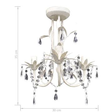 Elegant Crystal Pendant Ceiling Lamp Chandeliers - 4 pcs