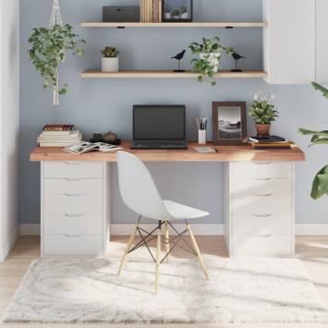 Light Brown Solid Oak Table Top | 180x60 cm | Hipomarket