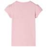 Kids' Light Pink T-Shirt with Giraffe Print - Size 92