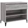 Shoe Cabinet Grey Sonoma 70x36x60 cm - Stylish Storage Solution