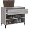 Shoe Cabinet Grey Sonoma 70x36x60 cm - Stylish Storage Solution