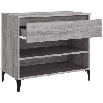 Shoe Cabinet Grey Sonoma 70x36x60 cm - Stylish Storage Solution