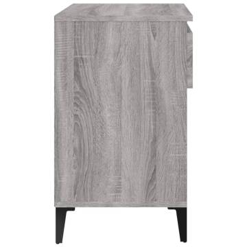 Shoe Cabinet Grey Sonoma 70x36x60 cm - Stylish Storage Solution