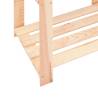 3-Tier Storage Racks - Durable Pinewood, 150 kg Capacity