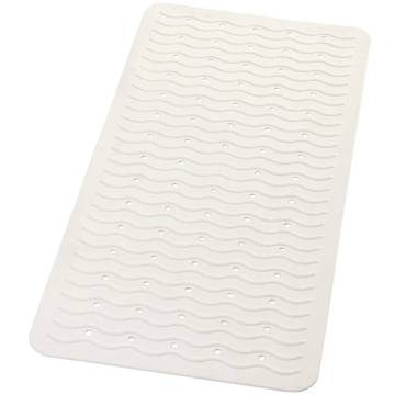 RIDDER Non-Slip Bath Mat Playa 80x38 cm - White | HipoMarket