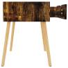 Stylish Smoked Oak Bedside Cabinet - 40x40x56 cm