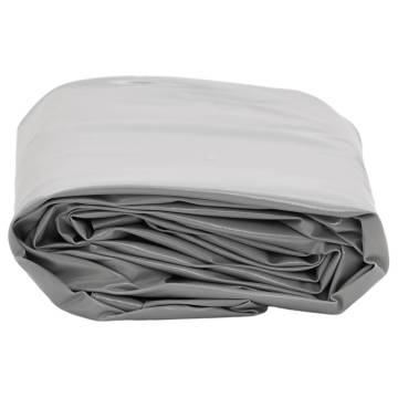 Heavy-Duty Grey Tarpaulin Ø 2.2 m 650 g/m² - Durable & Versatile