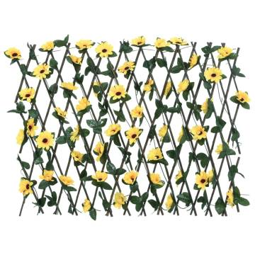 Expandable Yellow Artificial Ivy Trellis - 180x60 cm | HipoMarket