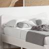 Headboard White 120 cm Solid Wood Pine Colour white Size 120 cm Quantity in Package 1 